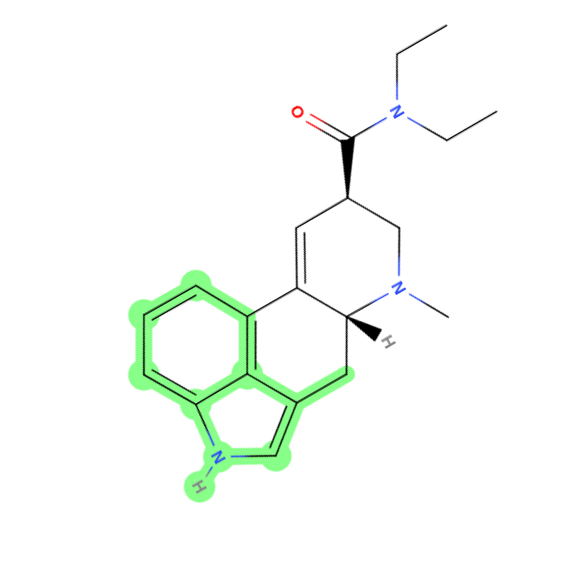 LSD contains the molecular shape and structure of serotonin! LSD contains the molecular shape and structure of serotonin!
